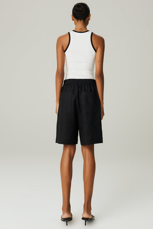 SHORTS LINHO PRETO
